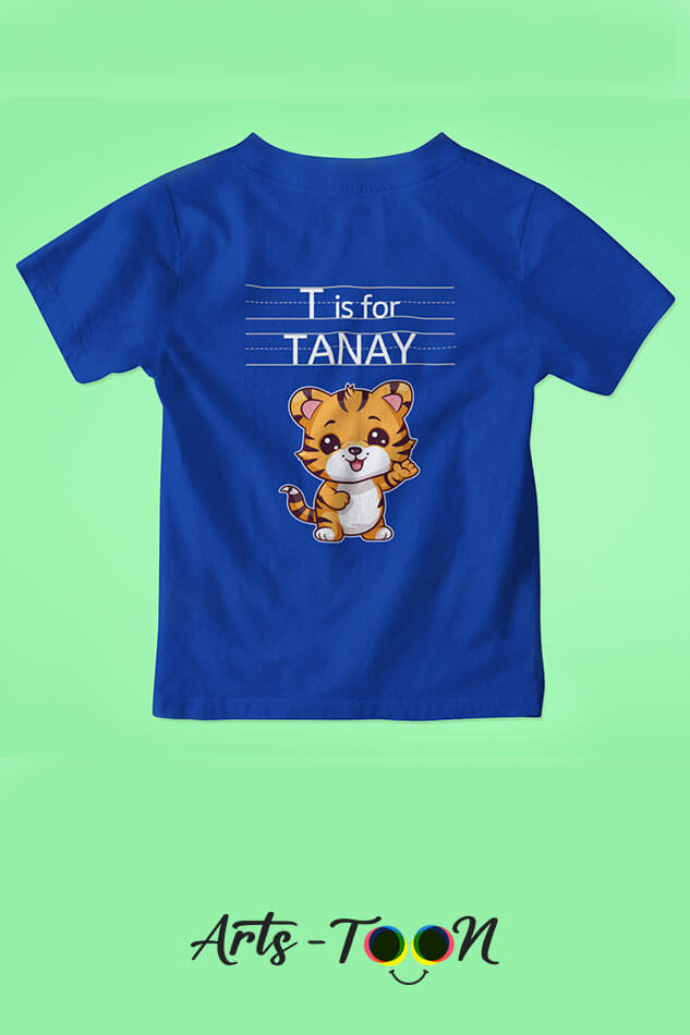Personalized Alphabet Kids T-Shirts – Custom Name Tees for Toddlers & Babies