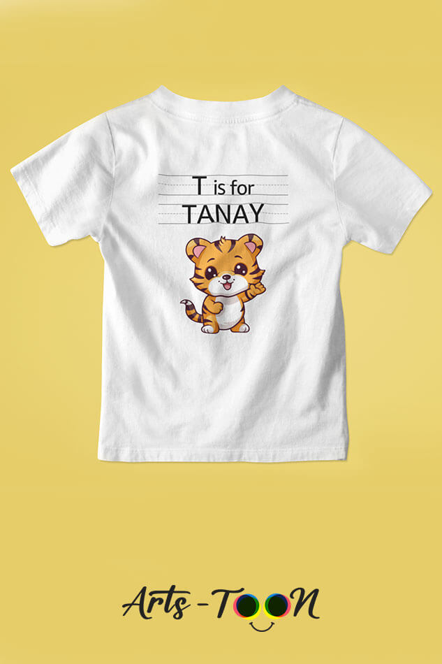 Personalized Alphabet Kids T-Shirts – Custom Name Tees for Toddlers & Babies
